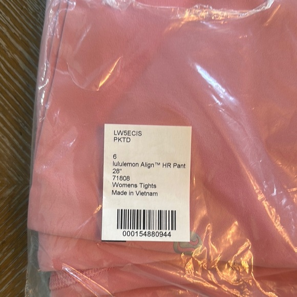 Lululemon PinkTide  28” Align Leggings NWT - Picture 2 of 3